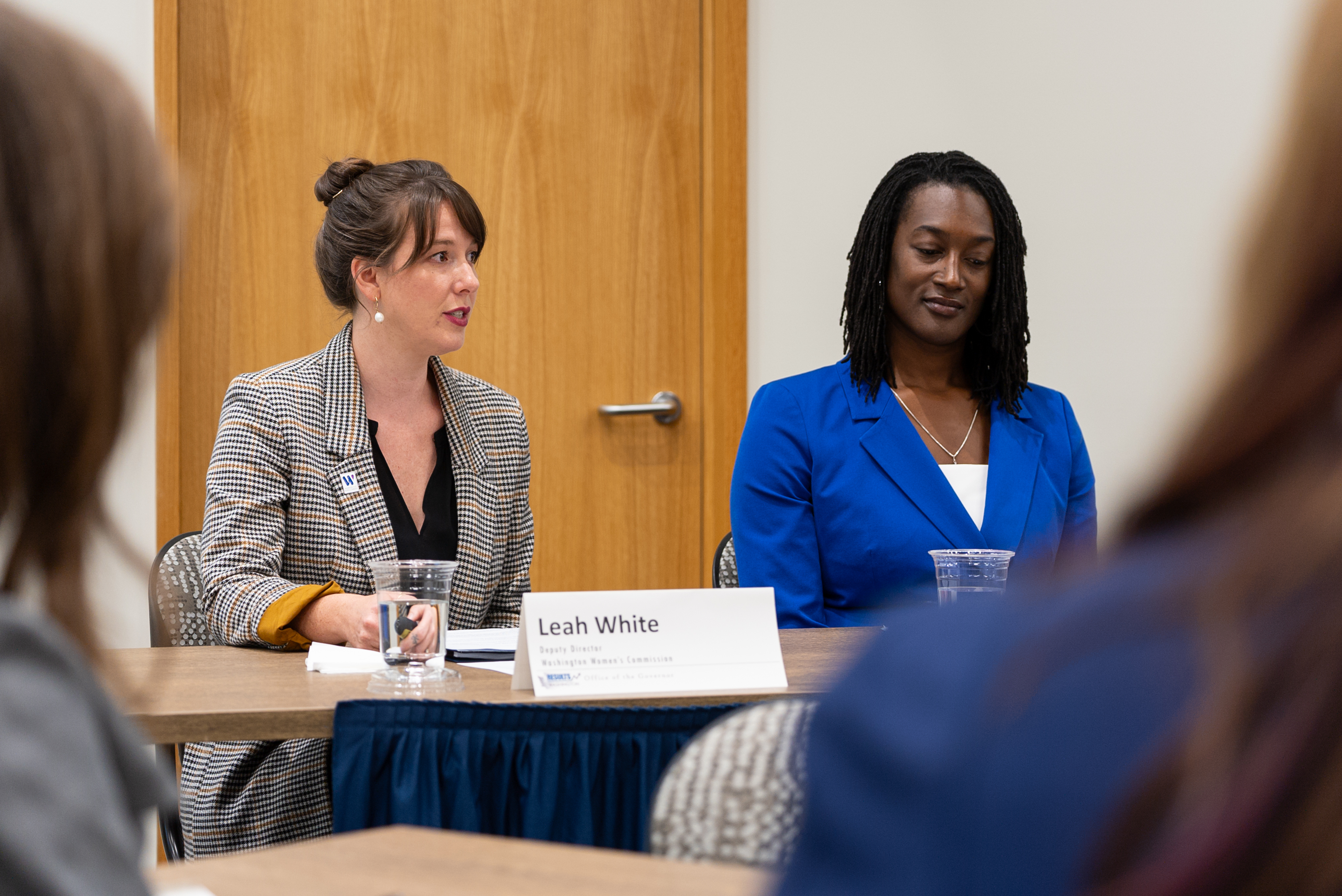 WSWC Deputy Director Leah White and Office of Equity Director Megan Matthews