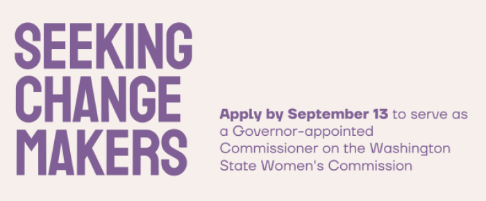 Seeking Change Makers - Apply by August 22nd to serve as a Governor-appointed commissioner